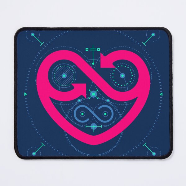 Item preview, forever love pink heart shape infinity sign valentine decoration designed and sold by NiamLab.