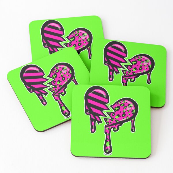 Item preview, Stripes And Leopard Print (Pink and Green Version) designed and sold by JanGrackle.