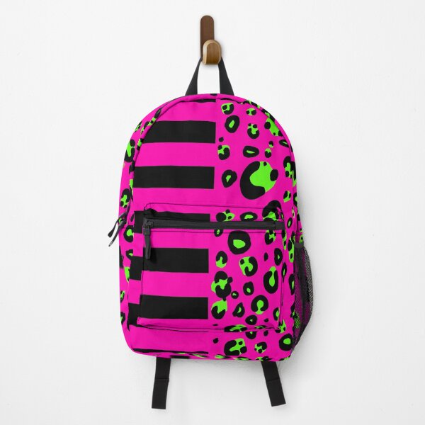 Item preview, Stripes And Leopard Print (Pink and Green Version) designed and sold by JanGrackle.