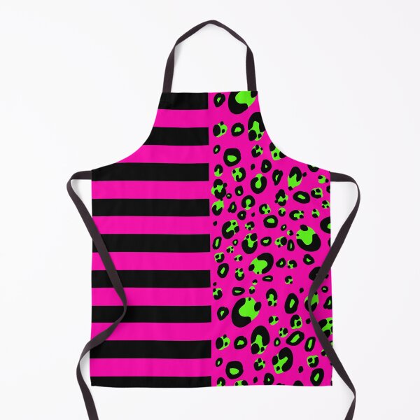 Item preview, Stripes And Leopard Print (Pink and Green Version) designed and sold by JanGrackle.