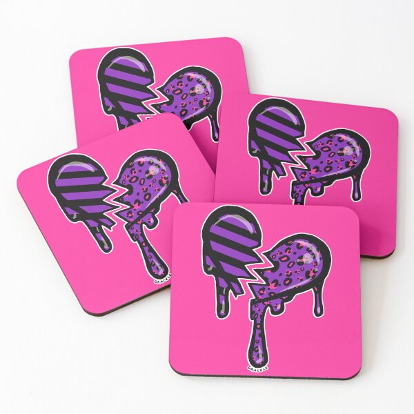 Item preview, Stripes And Leopard Print (Purple and Pink Version) designed and sold by JanGrackle.