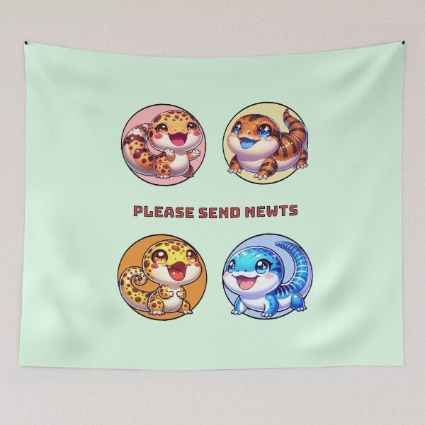 Item preview, Please Send Newts Funny Quote Lizard Adult Humor designed and sold by 2ndSketch.