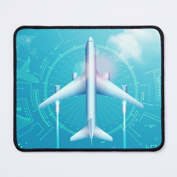 Item preview, aviation technology digital twin, airplane futuristic interface designed and sold by NiamLab.