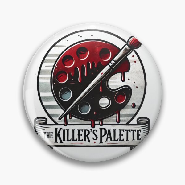 Aperçu de l'œuvre The Killer’s Palette Logo Tee – Bold Horror Design for True Crime Fans créée et vendue par The Killer's Palette.