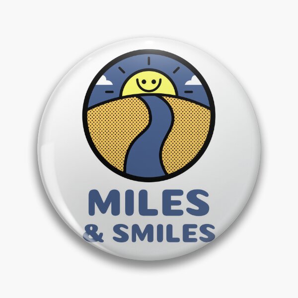 Item preview, Miles & Smiles Cycling Sunshine Graphic Design designed and sold by MoeTiff.