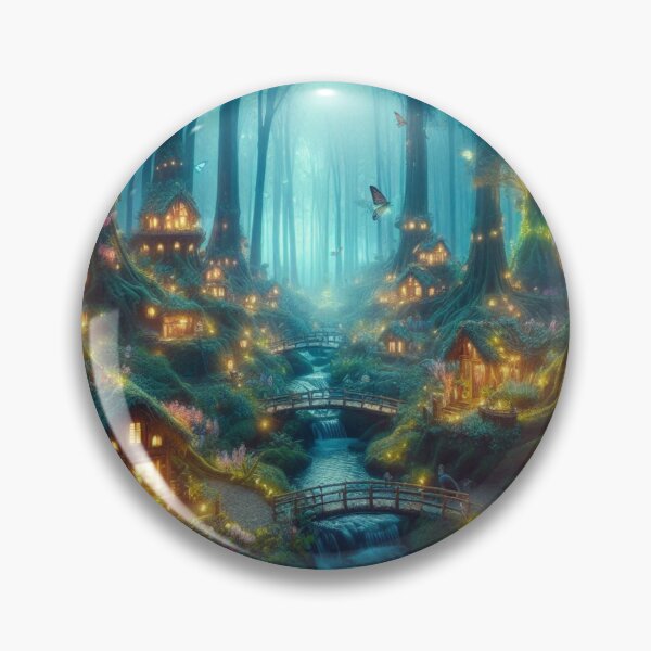 Item preview, Magical Fairy Village in Enchanted Forest designed and sold by FusionGaze.