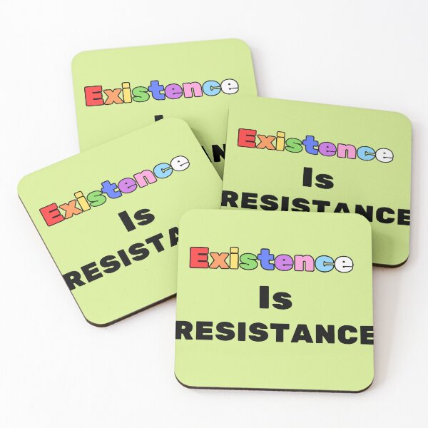 Item preview, Existence is Resistance designed and sold by Art By Ruby Bard.