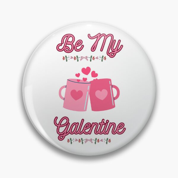Item preview, Galentine's Day Digital Design: 2 Pink Mug Slogan with Love Hearts Art Print designed and sold by TheNeuroVerse.