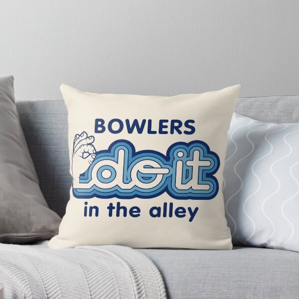 Item preview, Bowlers Do It In The Alley - Funny Bowling Joke designed and sold by darklordpug.