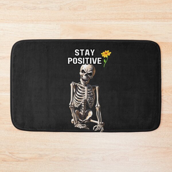 Item preview, Uplifting Skeleton, Stay Positive designed and sold by FroggyFly Designs.