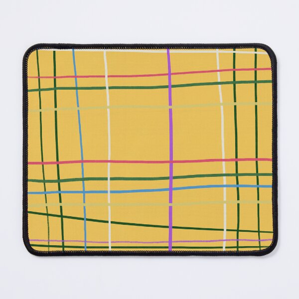 Item preview, Plaid design with yellow background designed and sold by MKTplaceDesign.
