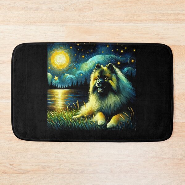 Item preview, Starry Night Keeshond Dog Van Gogh Lover designed and sold by Kimberley King Art  King Art.