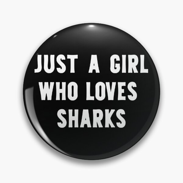 Item preview, Just A Girl Who Loves Sharks Funny Sharks Lover designed and sold by RareBunny.