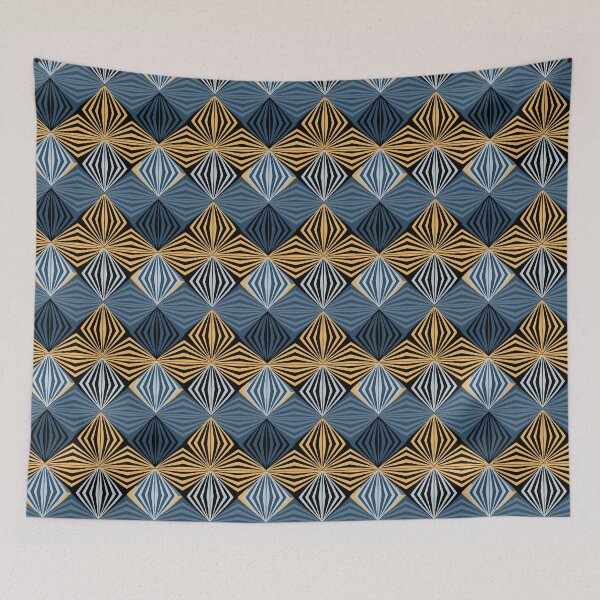 Item preview, Art Deco-Inspired Modern Pattern in Bold Colors designed and sold by Teemaniac.