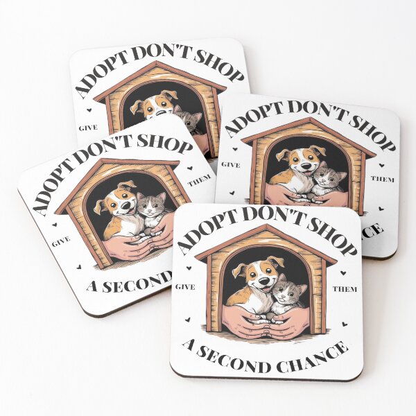 Item preview, Adopt Don’t Shop – Animal Rescue T-Shirt | Save a Pet, Give Them a Second Chance designed and sold by bannzy.