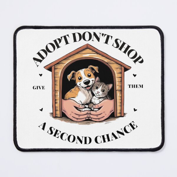 Item preview, Adopt Don’t Shop – Animal Rescue T-Shirt | Save a Pet, Give Them a Second Chance designed and sold by bannzy.