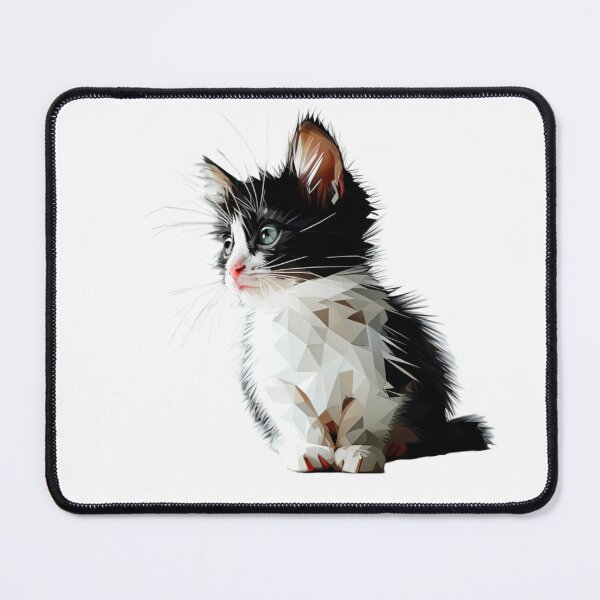 Item preview, Black and white cat, Cat dad, Cat mom, Cat lover, Cute cat, lonely cat,  Animal lover designed and sold by WorlDigitalArts.