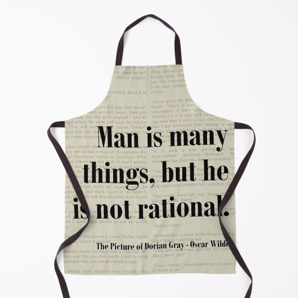 Item preview, Oscar Wilde Picture of Dorian Gray Quote designed and sold by kakarikihill.