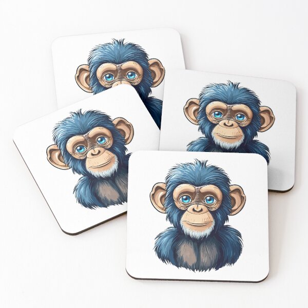 Item preview, Cute baby monkey chimpanzee designed and sold by Grypis.