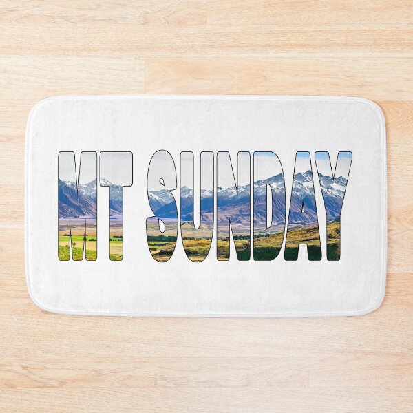 Item preview, MT SUNDAY - Ashburton Lakes District New Zealand Edoras Rohan designed and sold by Adam Gormley.