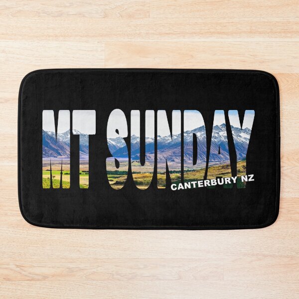 Item preview, MT SUNDAY Canterbury NZ - Ashburton Lakes Edoras Rohan designed and sold by Adam Gormley.
