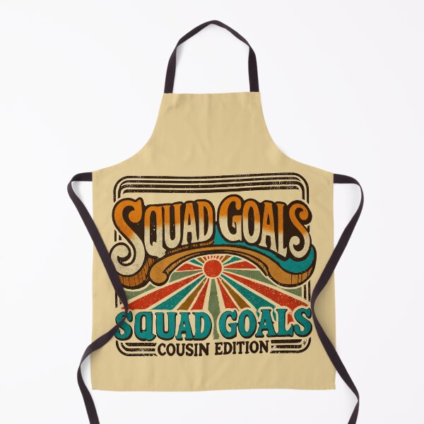 Item preview, Squad Goals Cousin Edition - Retro Vintage Groovy Typography designed and sold by Gawii.