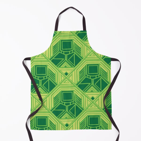 Item preview, Art Deco-Inspired Modern Pattern in Bold Green Colors - Home Decor Ideas 2025 designed and sold by Teemaniac.