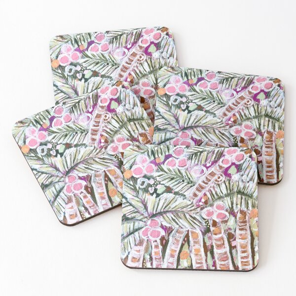 Item preview, Sunny days and pink coconuts designed and sold by Nicole Duyst Designs.