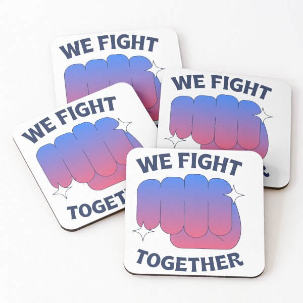 Item preview, We Fight Together - Unity & Strength Design designed and sold by IndianShopper.