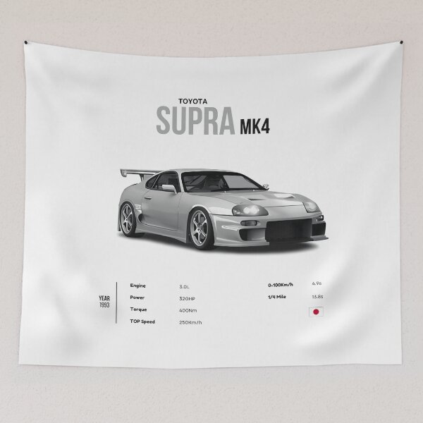 Item preview, Toyota Supra MK4 Minimalist designed and sold by junedigitals.