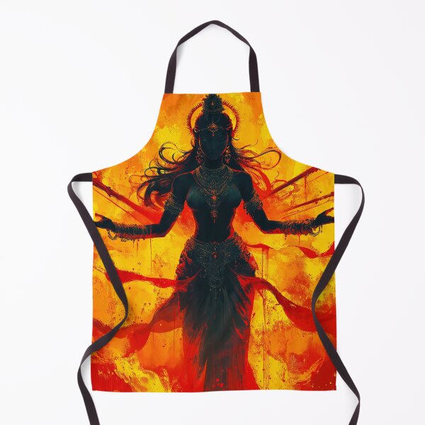 Item preview, Hindu Goddess Kali - Powerful Fire Queen designed and sold by AdamesArtStudio.
