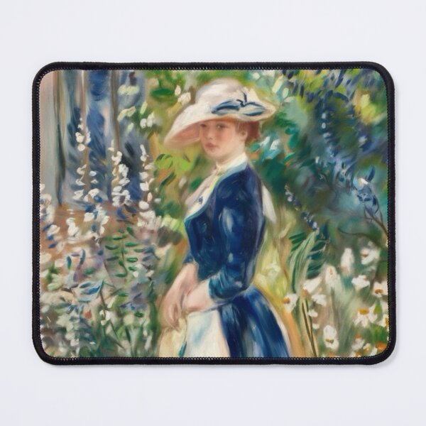 Item preview, Elegant Lady in a French Garden – Impressionist Art Painting. By Carraann designed and sold by CARRAANN.