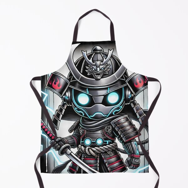 Item preview, Cyber Shogun Rockbot – The Ultimate Warrior of Power and Rebellion - Model 2 designed and sold by NeonBot_Shop.