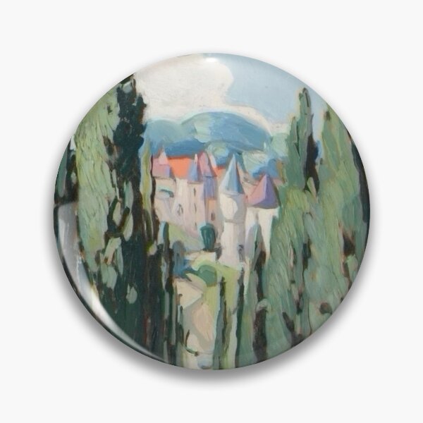 Item preview, Frebcg Château Pathway in Provence –Impressionist Art By Carraann  designed and sold by CARRAANN.