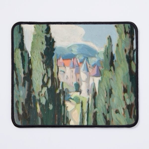 Item preview, Frebcg Château Pathway in Provence –Impressionist Art By Carraann designed and sold by CARRAANN.