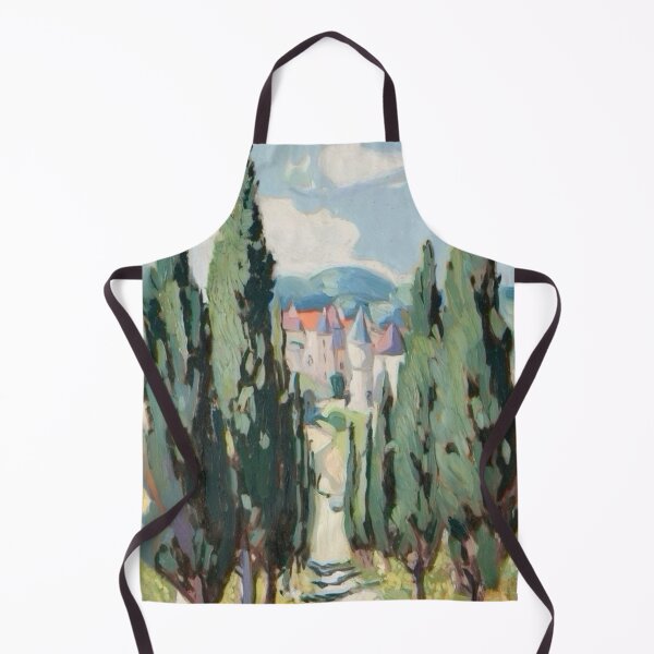 Item preview, Frebcg Château Pathway in Provence –Impressionist Art By Carraann designed and sold by CARRAANN.