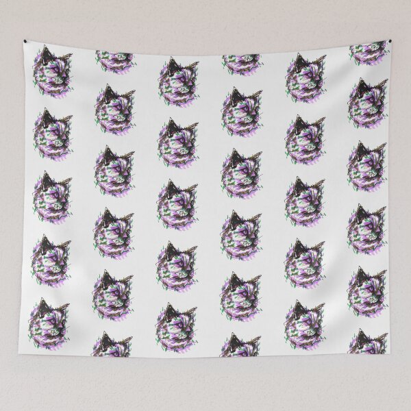 Item preview, Vibrant Abstract Cat Portrait – Expressive Feline Art in Ink & Markers designed and sold by DipakSonarArt.