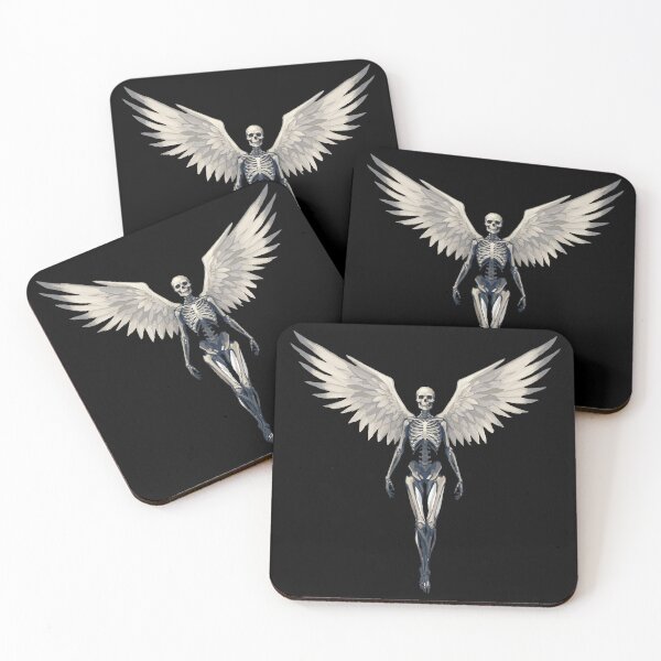 Item preview, skull angel graphic designed and sold by wi geon.