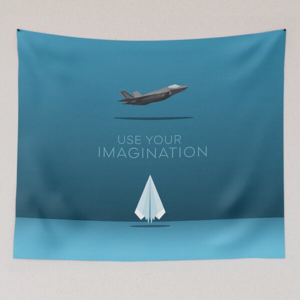 Item preview, USE YOUR IMAGINATION - T-SHIRTS designed and sold by GIPR.