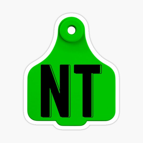 Item preview, NT Ear Tag 3 designed and sold by Top End Stickers.
