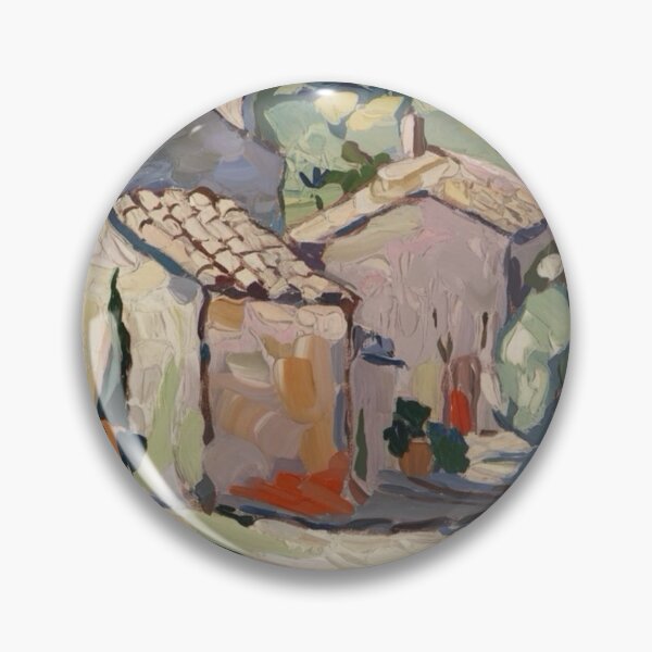Item preview, French Village Rooftops: Countryside Impressionist Art By Carraann.  designed and sold by CARRAANN.