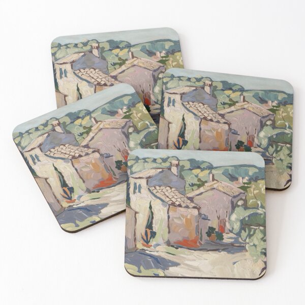 Item preview, French Village Rooftops: Countryside Impressionist Art By Carraann.  designed and sold by CARRAANN.