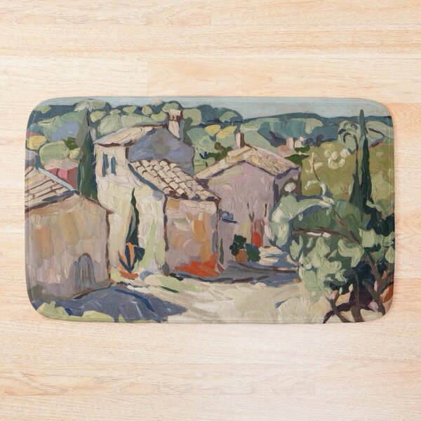 Item preview, French Village Rooftops: Countryside Impressionist Art By Carraann.  designed and sold by CARRAANN.
