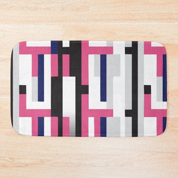 Item preview, De Stijl Inspired Modern Geometric Pattern Bold Colors Interior Design 2025 designed and sold by Teemaniac.