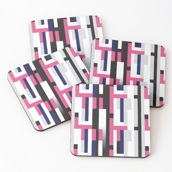 Item preview, De Stijl Inspired Modern Geometric Pattern Bold Colors Interior Design 2025 designed and sold by Teemaniac.