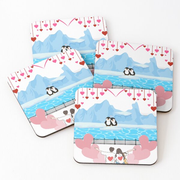 Item preview, Valentine in the zoo with penguin designed and sold by ArsyCreation.
