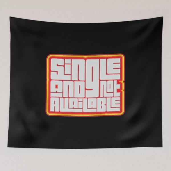Item preview, Single And Not Available - Anti Valentines designed and sold by Whimsical  Thinker.