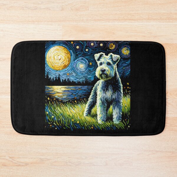 Item preview, Starry Night Kerry Blue Terrier Dog Van Gogh Lover designed and sold by Kimberley King Art  King Art.