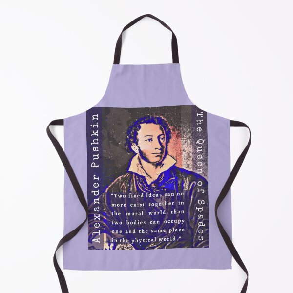 Item preview, Alexander Pushkin quote: Two fixed ideas can no more exist together in the moral world than two bodies can occupy one and the same place in the physical world. designed and sold by artbleed.