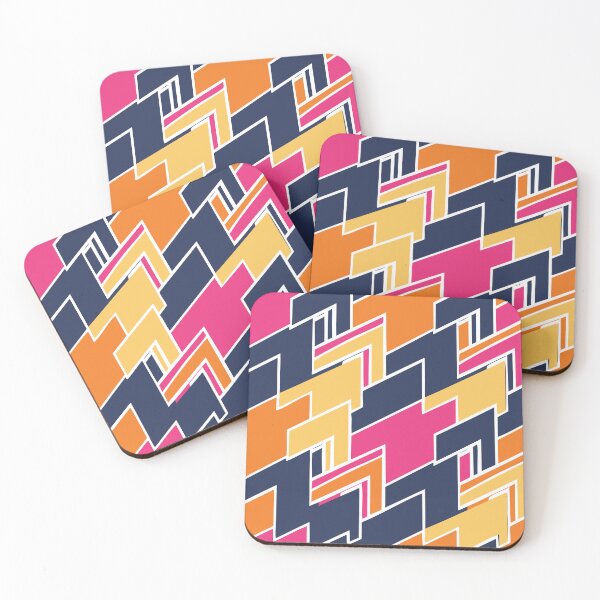 Item preview, De Stijl Inspired Modern Geometric Pattern Bold Colors Interior Design 2025 designed and sold by Teemaniac.